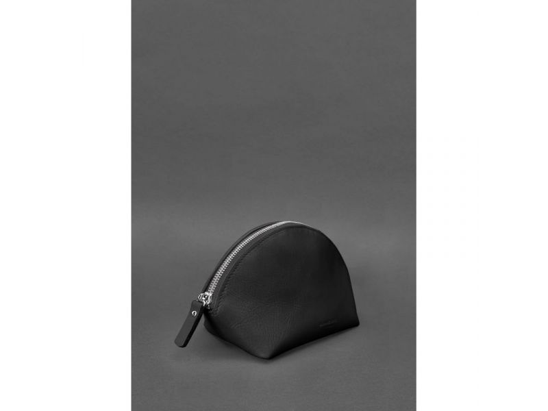 Женская кожаная косметичка 8.0 Черная, фото 2