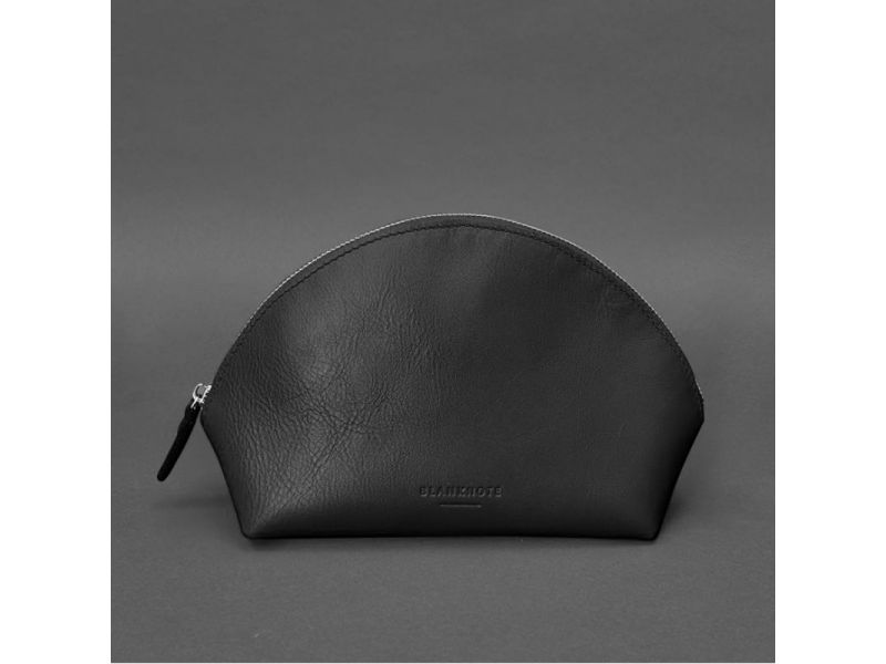 Женская кожаная косметичка 8.0 Черная, фото 5