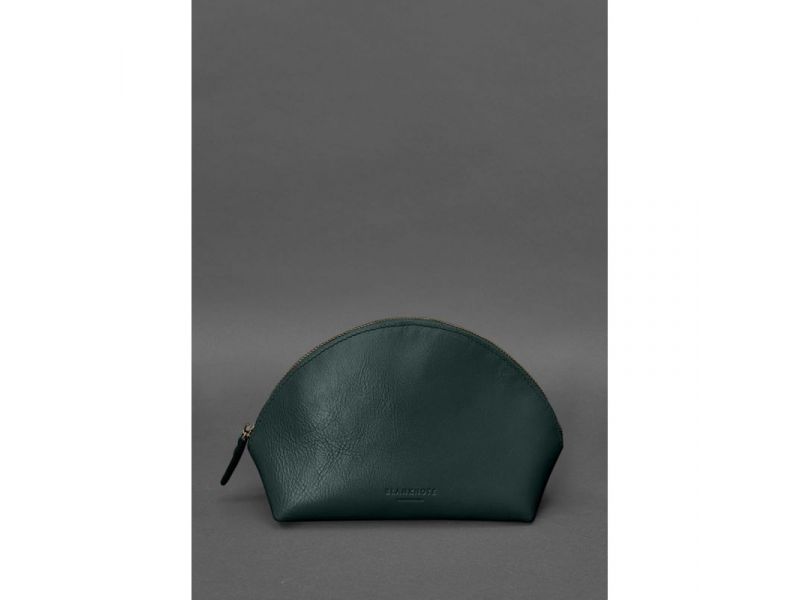 Женская кожаная косметичка 8.0 Зеленая, фото 1