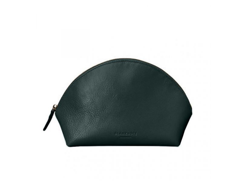 Женская кожаная косметичка 8.0 Зеленая, фото 6