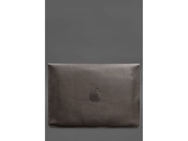 Кожаный чехол-конверт на магнитах для MacBook Air 15 (2023) Темно-бежевый, фото 2