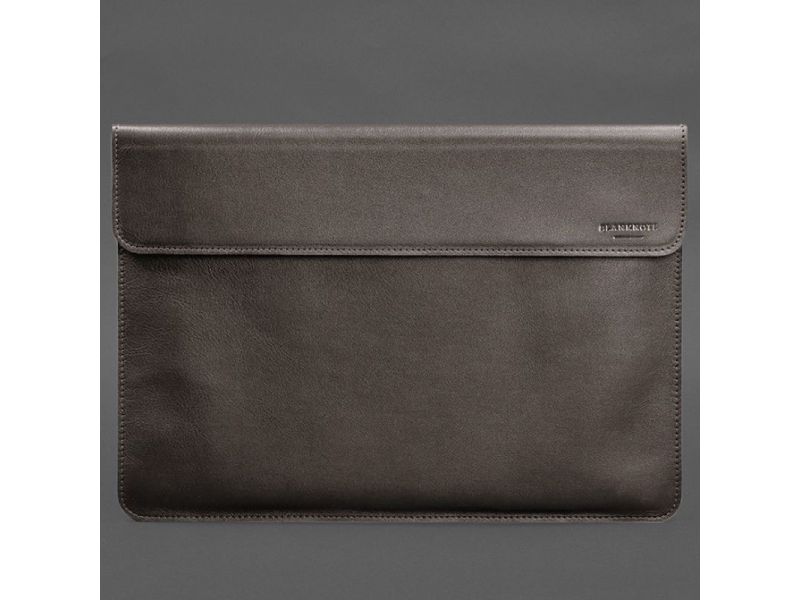 Кожаный чехол-конверт на магнитах для MacBook Air 15 (2023) Темно-бежевый, фото 4