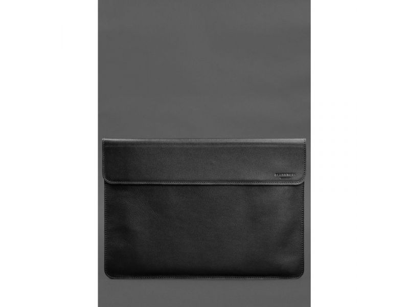 Кожаный чехол-конверт на магнитах для MacBook Air 15 (2023) Черный, фото 1