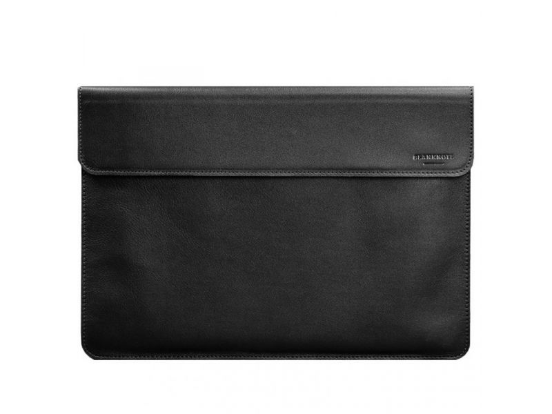 Кожаный чехол-конверт на магнитах для MacBook Air 15 (2023) Черный, фото 5