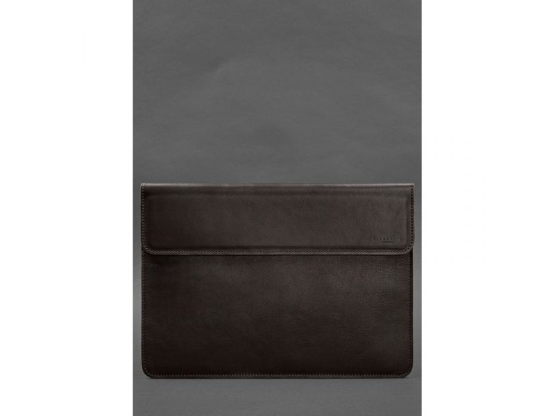 Кожаный чехол-конверт на магнитах для MacBook Pro 16&amp;quot; Темно-коричневый, фото 1