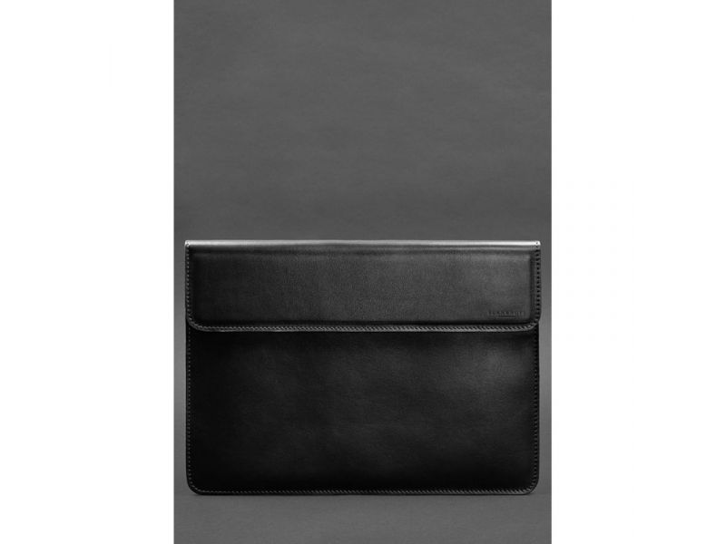 Кожаный чехол-конверт на магнитах для MacBook Pro 16&amp;quot; Черный, фото 1