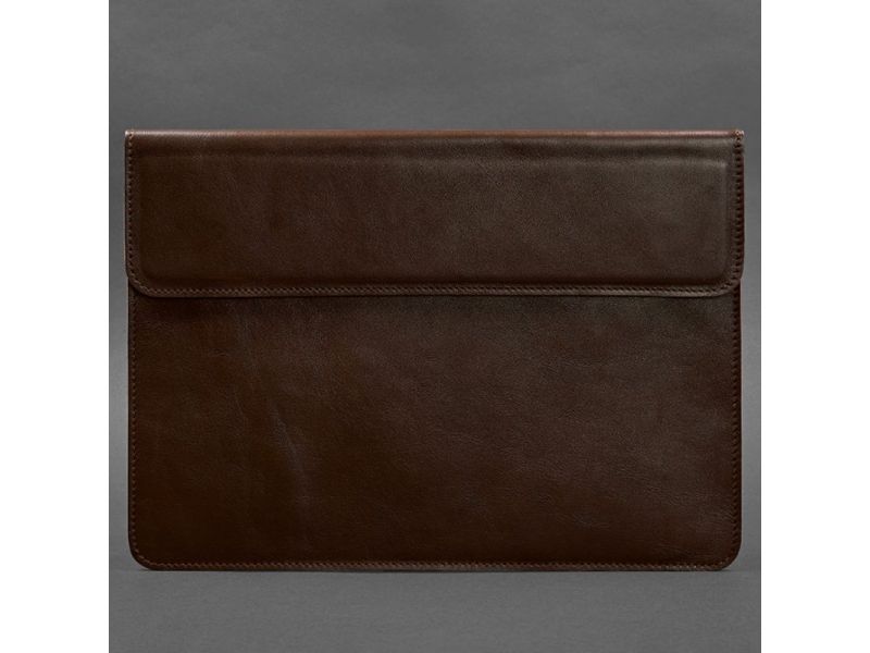 Кожаный чехол-конверт на магнитах для MacBook Pro 16&amp;quot; Бордовый, фото 4