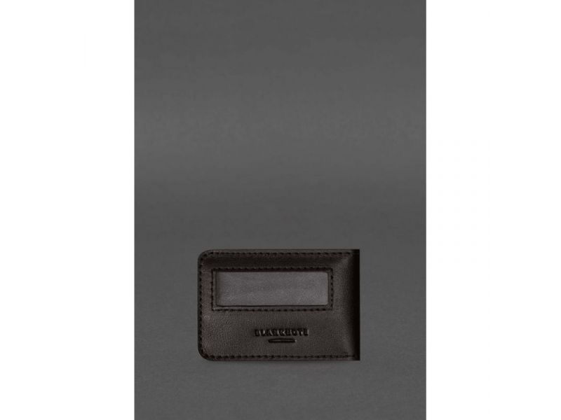 Кожаная обложка для удостоверения БЭБ (Бюро экономической безопасности Украины) Темно-коричневая, фото 4