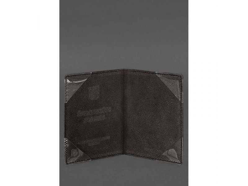 Кожаная обложка для военного билета (под военно-учетный документ) 7.4 А5 темно-коричневая, фото 2