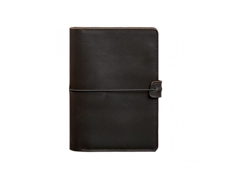 Кожаный блокнот А5 (софт-бук) 9.4 коричневый, фото 10