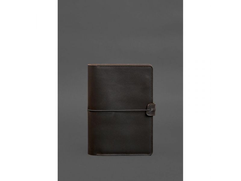 Кожаный блокнот А5 (софт-бук) 9.4 коричневый, фото 1