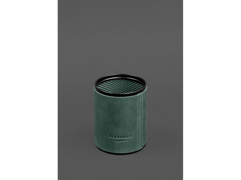 Настольный набор из натуральной кожи 1.2 зеленый Crazy Horse, фото 10