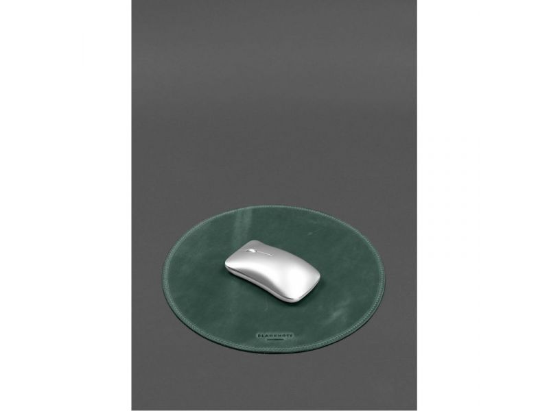 Настольный набор из натуральной кожи 1.2 зеленый Crazy Horse, фото 8