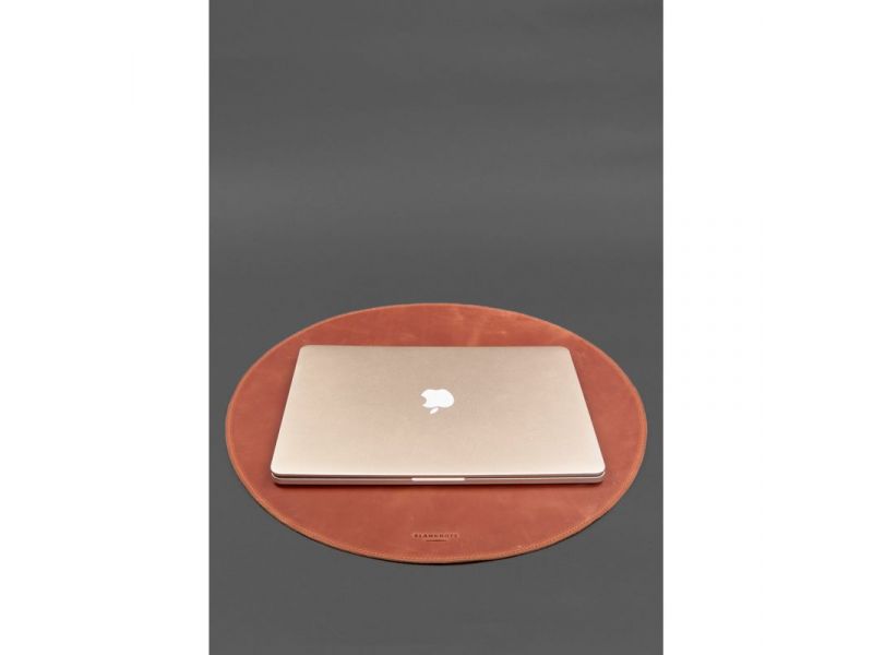 Настольный набор из натуральной кожи 1.2 светло-коричневый Crazy Horse, фото 4