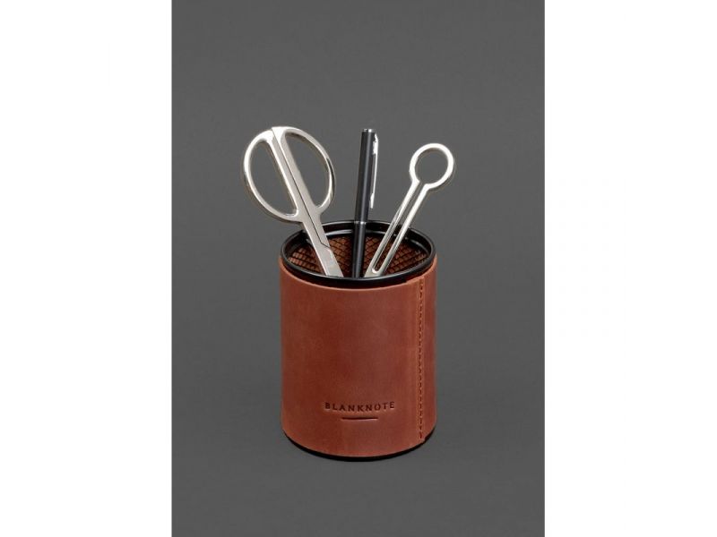 Настольный набор из натуральной кожи 1.2 светло-коричневый Crazy Horse, фото 9