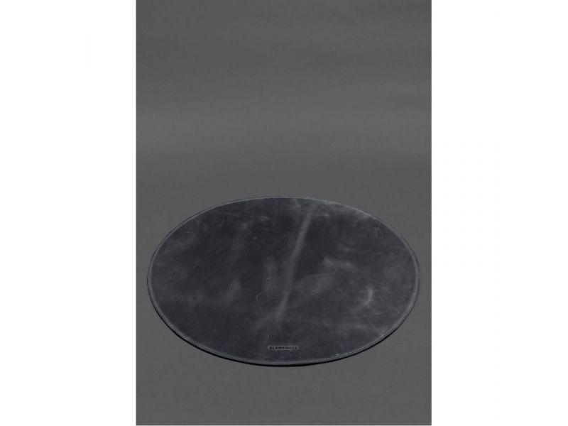 Настольный набор из натуральной кожи 1.2 синий Crazy Horse, фото 5