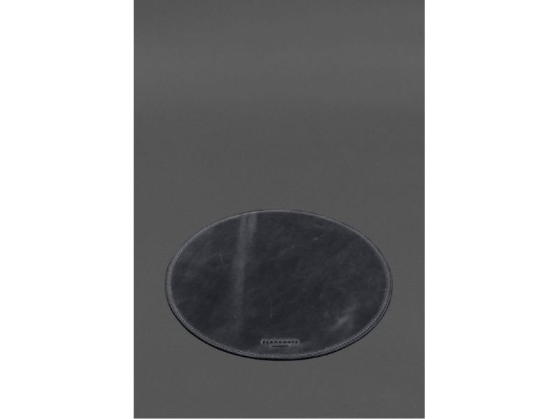 Настольный набор из натуральной кожи 1.2 синий Crazy Horse, фото 7