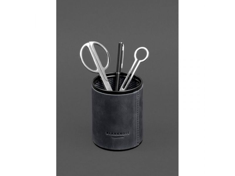 Настольный набор из натуральной кожи 1.2 синий Crazy Horse, фото 9