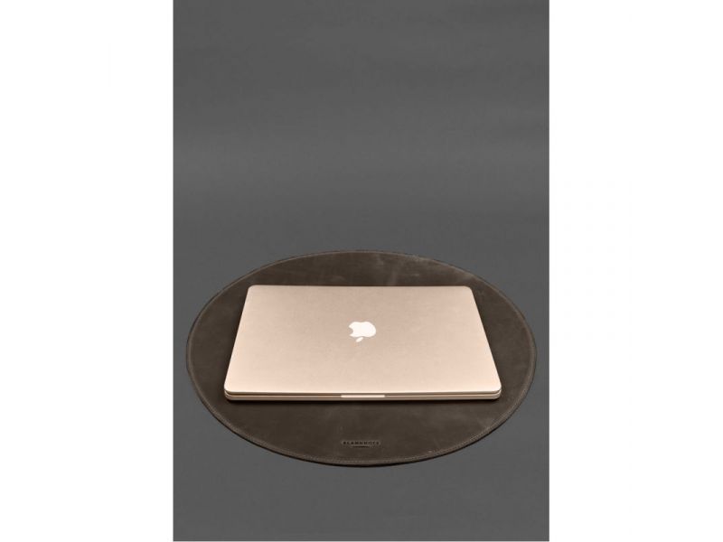 Настольный набор из натуральной кожи 1.2 темно-коричневый Crazy Horse, фото 4