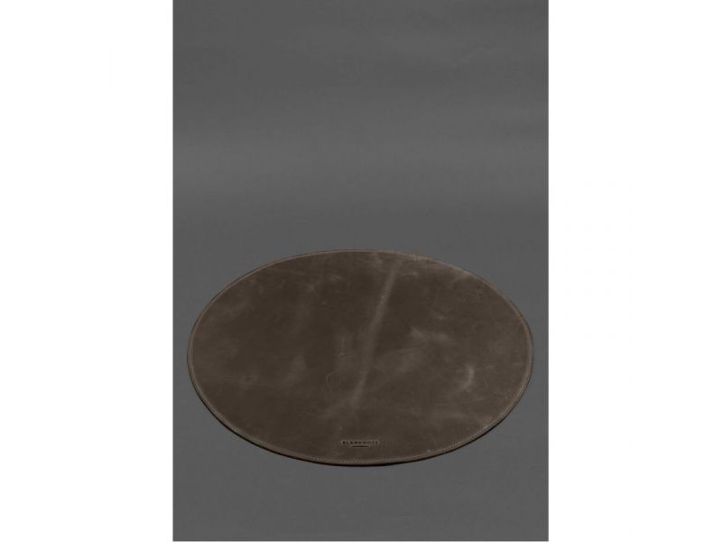 Настольный набор из натуральной кожи 1.2 темно-коричневый Crazy Horse, фото 5