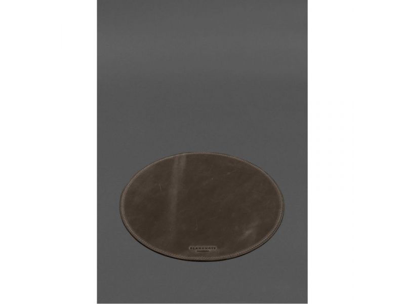 Настольный набор из натуральной кожи 1.2 темно-коричневый Crazy Horse, фото 7