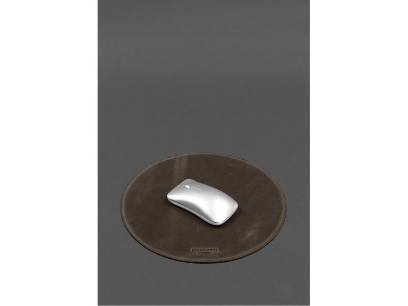 Настольный набор из натуральной кожи 1.2 темно-коричневый Crazy Horse, фото 8