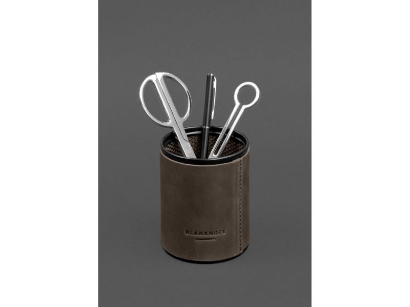 Настольный набор из натуральной кожи 1.2 темно-коричневый Crazy Horse, фото 9