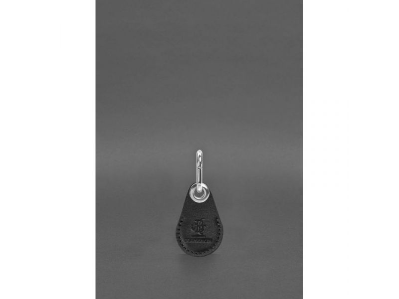 Кожаный чехол для Apple AirTag  без окошка Черный, фото 1