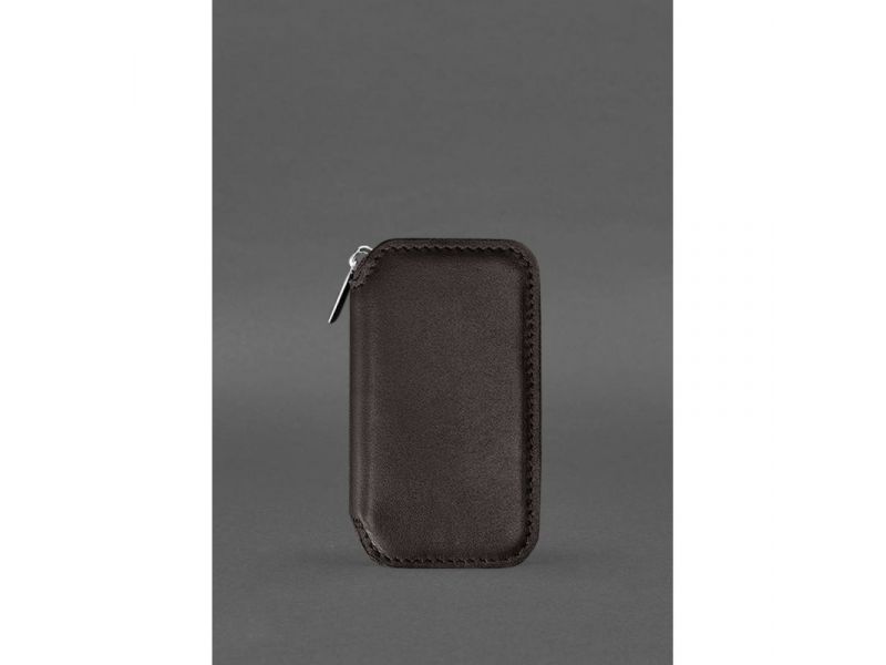 Кожаная карманная ключница 6.0 PREMIUM темно-коричневая, фото 1