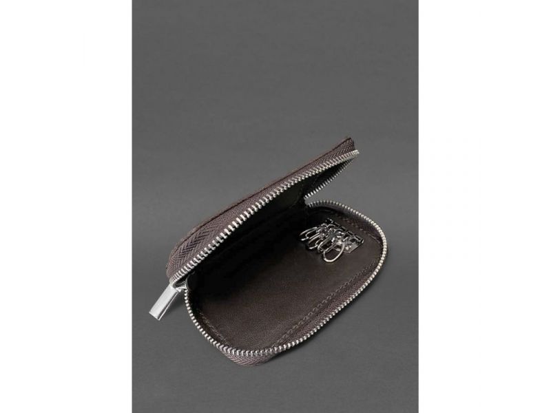 Кожаная карманная ключница 6.0 PREMIUM темно-коричневая, фото 5