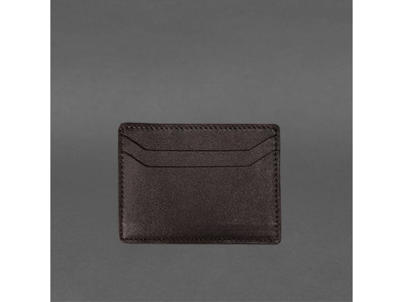 Кожаный кард-кейс (портмоне) 10.0 коричневый, фото 5