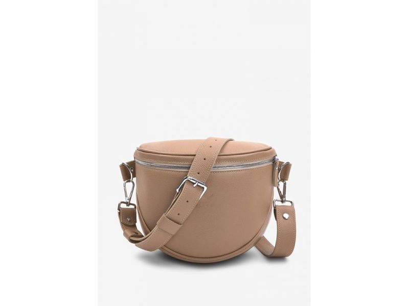 Кожаная сумка поясная-кроссбоди Vacation карамель флотар, фото 1