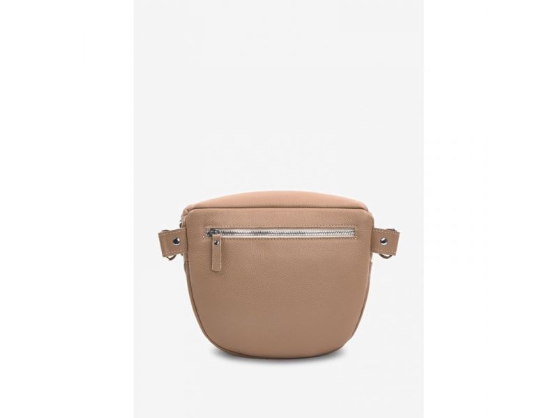 Кожаная сумка поясная-кроссбоди Vacation карамель флотар, фото 4