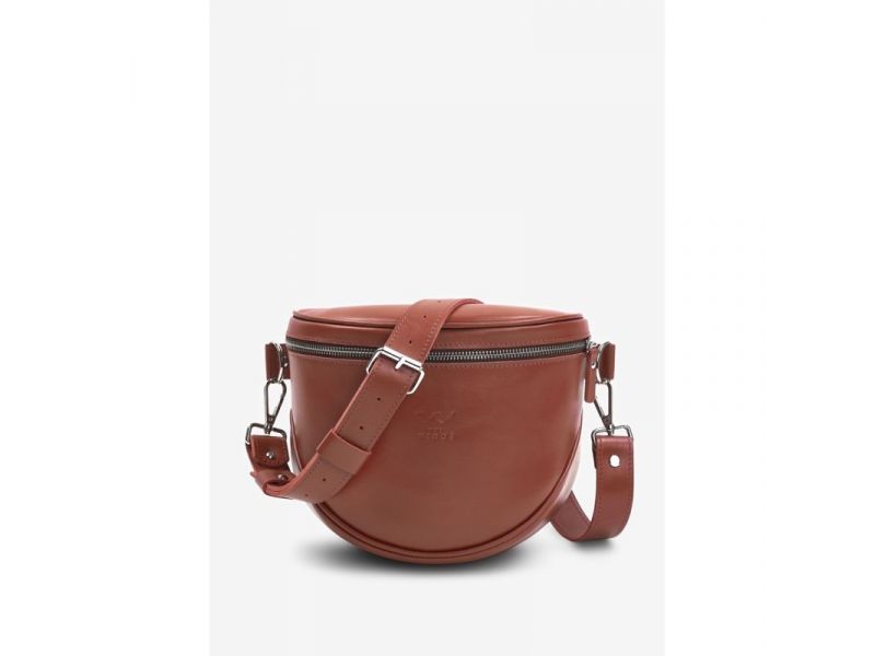 Кожаная сумка поясная-кроссбоди Vacation светло-коричневый, фото 1