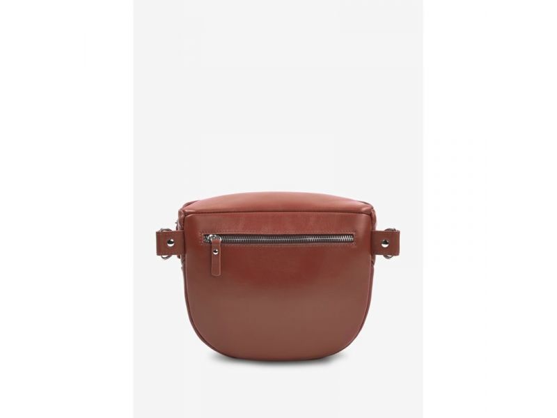 Кожаная сумка поясная-кроссбоди Vacation светло-коричневый, фото 4