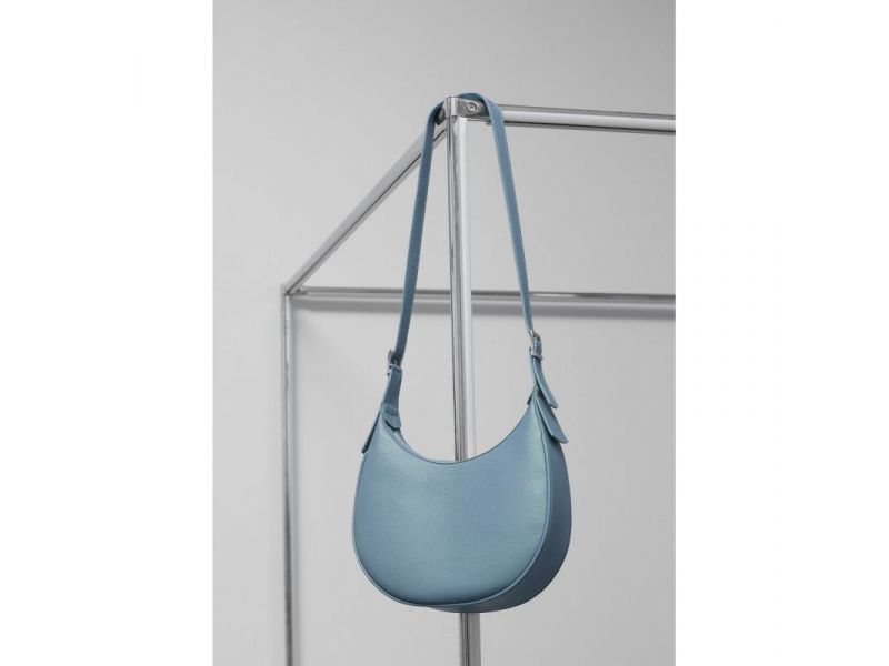 Женская кожаная сумка Vivian голубой флотар, фото 1