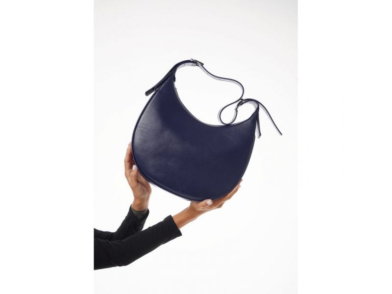 Женская кожаная сумка Vivian синий краст, фото 1