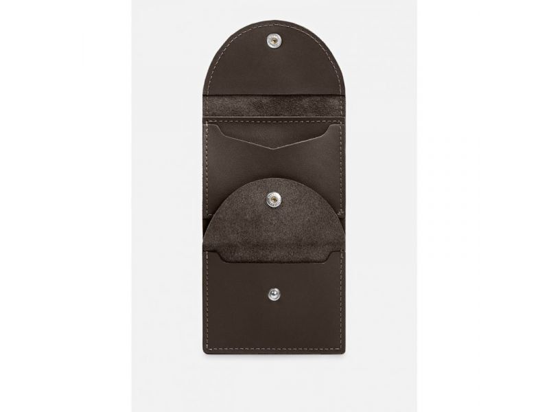 Кожаный кошелек 2.2 темно-коричневый, фото 3