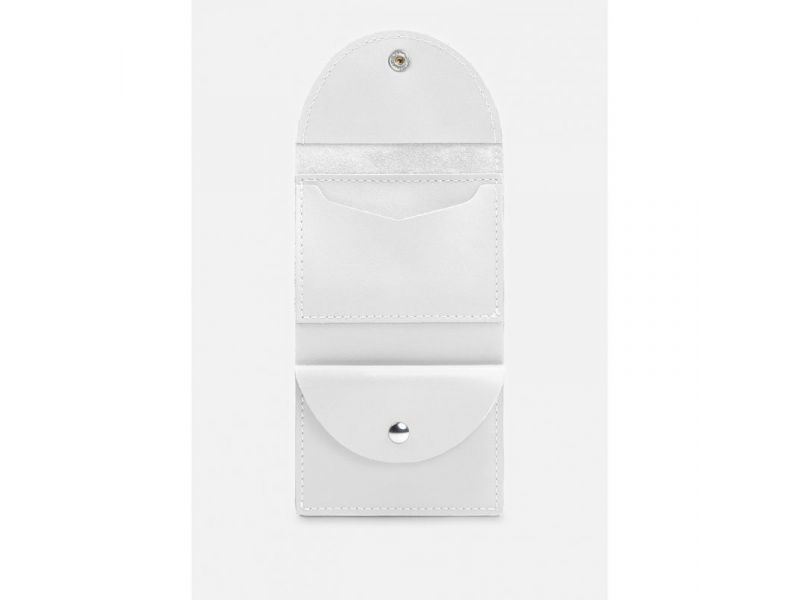 Кожаный кошелек 2.2 белый, фото 2