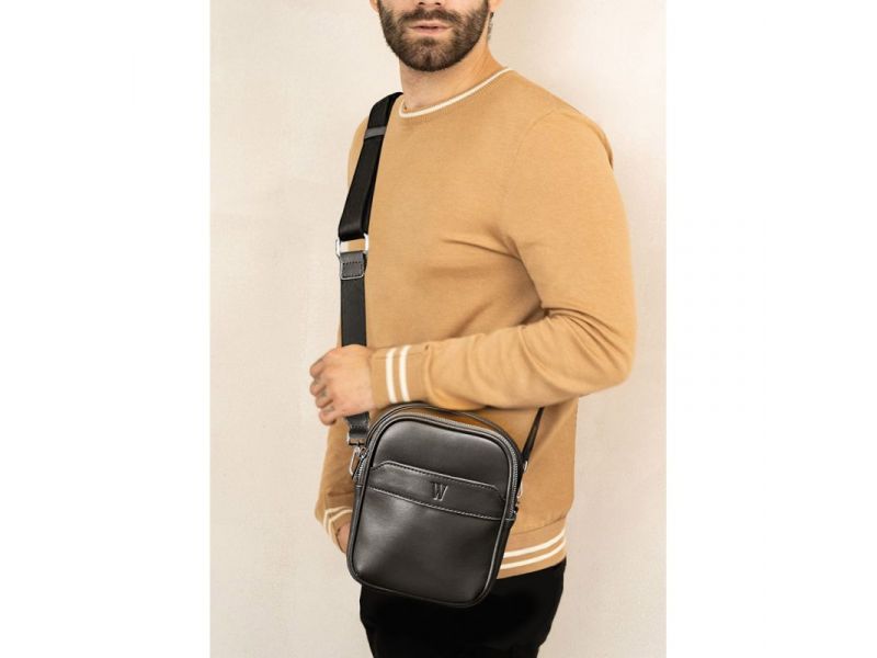 Мужская сумка через плечо Freeliner светло-коричневая, фото 1