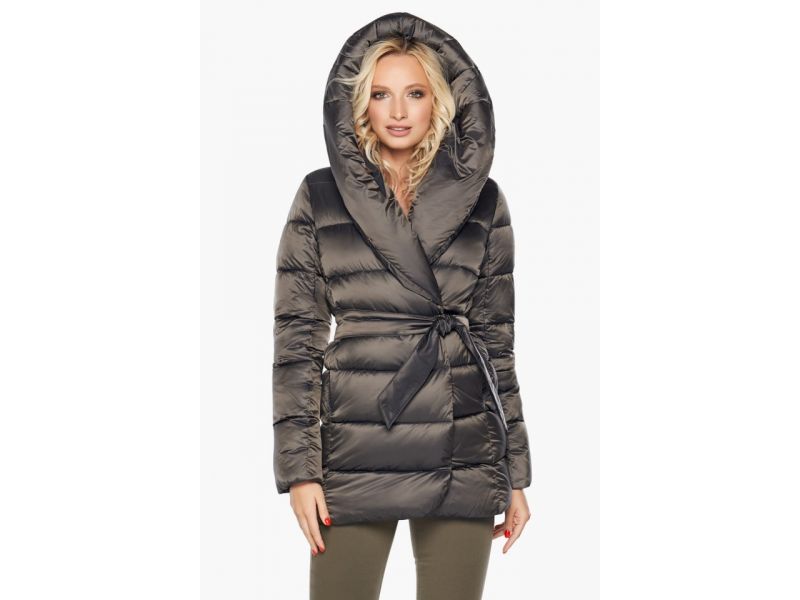 Женский зимний капучиновый воздуховик модель 31064, фото 2