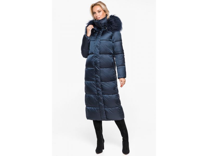 Женский воздуховик сапфировый зимний модель 31072, фото 2