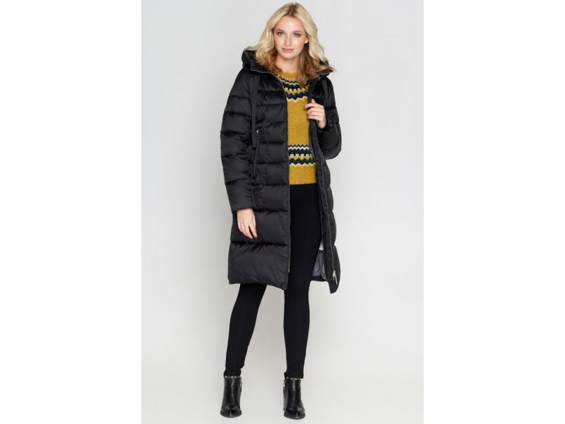 Женский зимний черный воздуховик модель 47250, фото 3