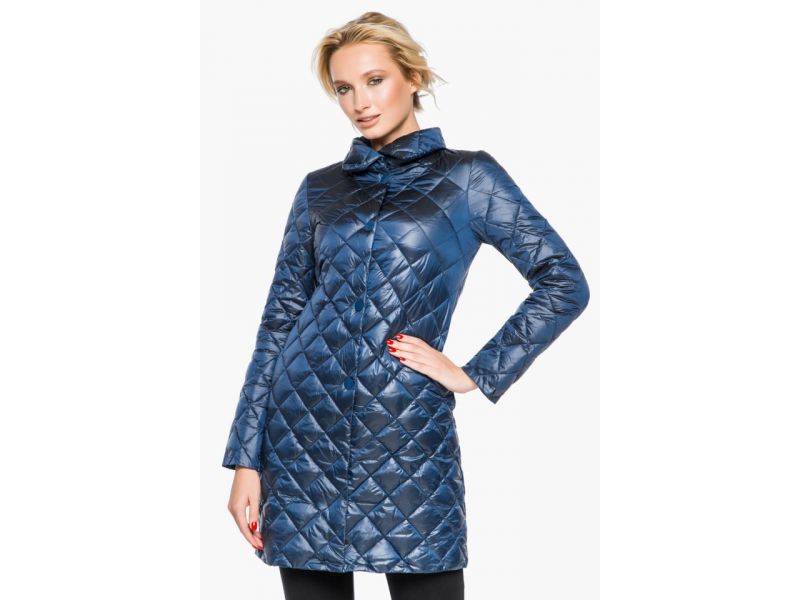 Воздуховик женский оригинальный осенне-весенний цвет темная лазурь модель 20856, фото 3