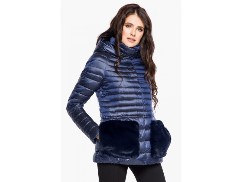 Сапфировый осенне-весенний женский воздуховик модель 15115, фото 3