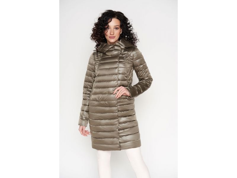 Осенне-весенний женский воздуховик цвет капучино модель 28215, фото 3