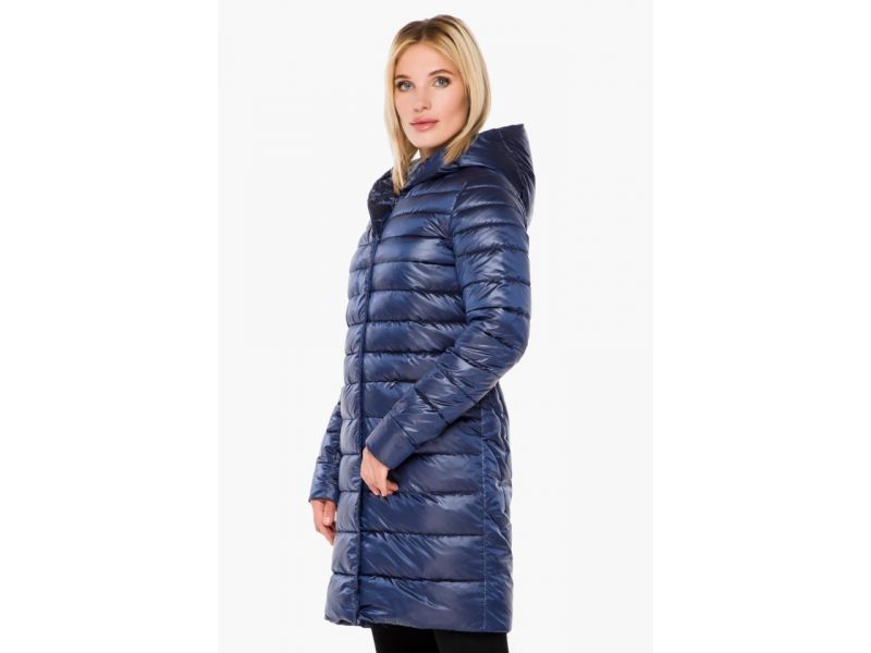 Женский осенне-весенний сапфировый воздуховик с рисунком модель 18225, фото 4