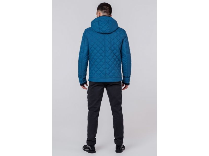 Ветровка бирюзовая осенне-весенняя мужская модель 1652, фото 5