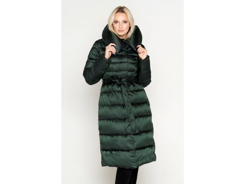 Воздуховик зимний женский зеленый модель 31515, фото 4