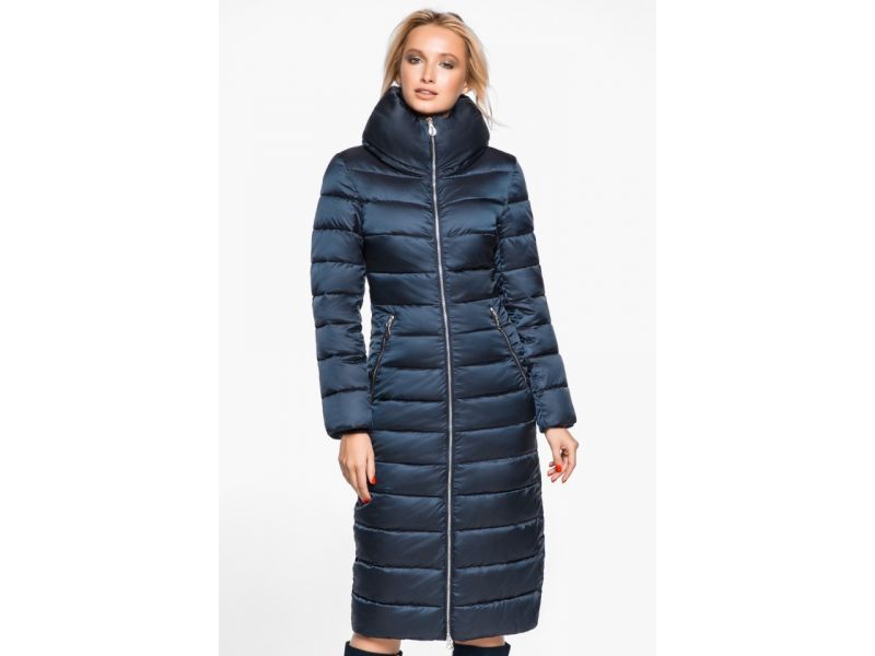 Сапфировый женский воздуховик зимний модель 31074, фото 4